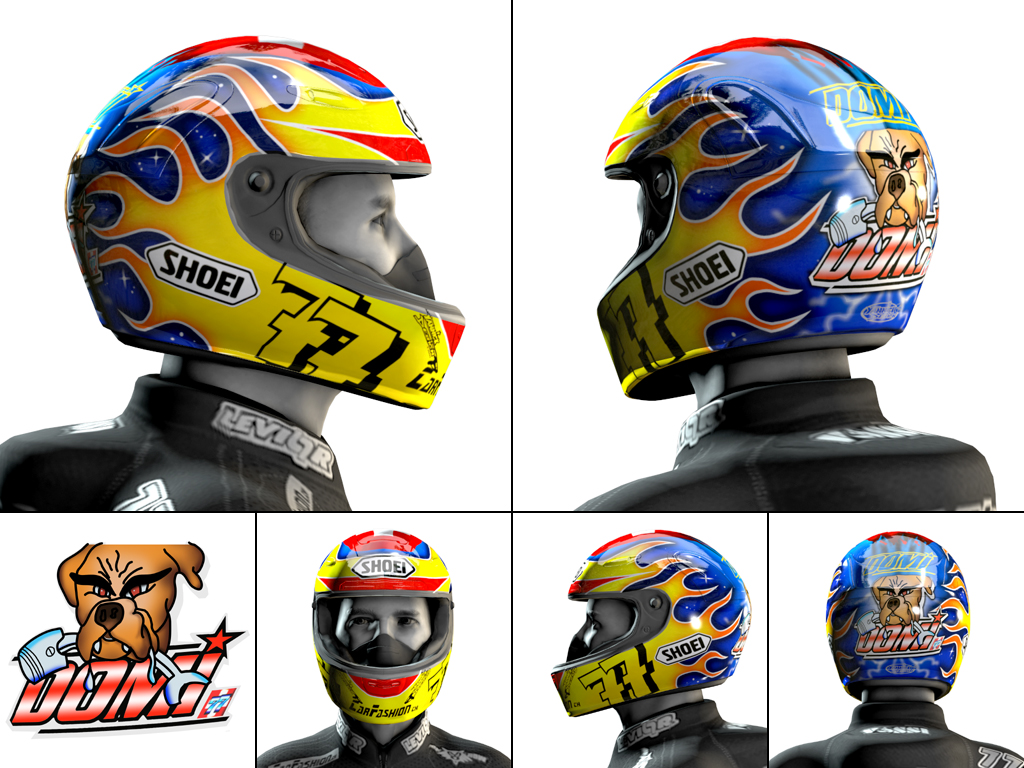 Helmet Texture - Dominique Aegerter