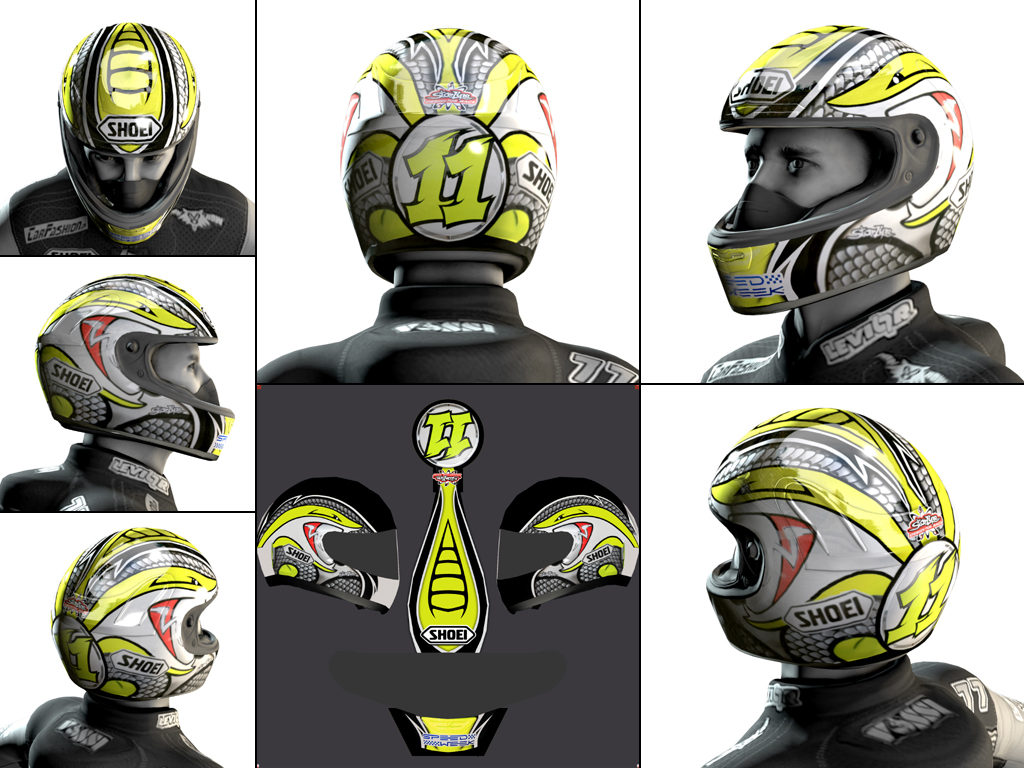 Helmet Texture - Sandro Cortese